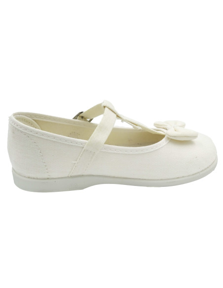 mercedita de tela con lazo para nina