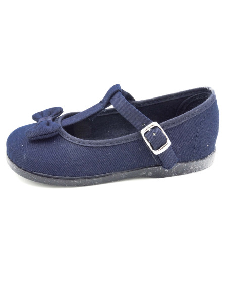 mercedita de tela con lazo para nina