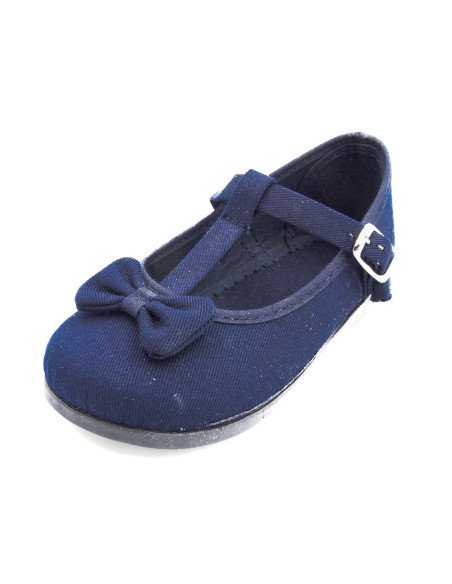 mercedita de tela con lazo para nina