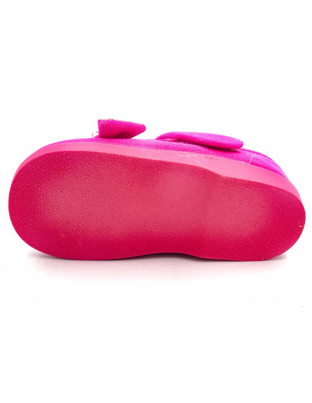 mercedita de tela para nina con un lazo de vichy en un lateral