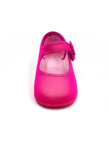 mercedita de tela con lazo de vichy en un lado para nina