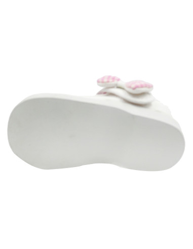 mercedita de tela con lazo de vichy en un lado para nina