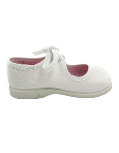 angelito de nina con tela con suela de goma antideslizante