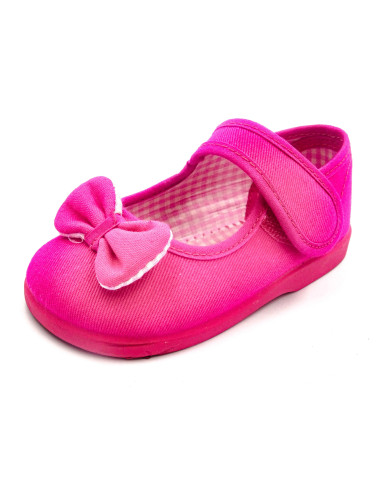 mercedita de nina con lazo zapatero y suela de goma