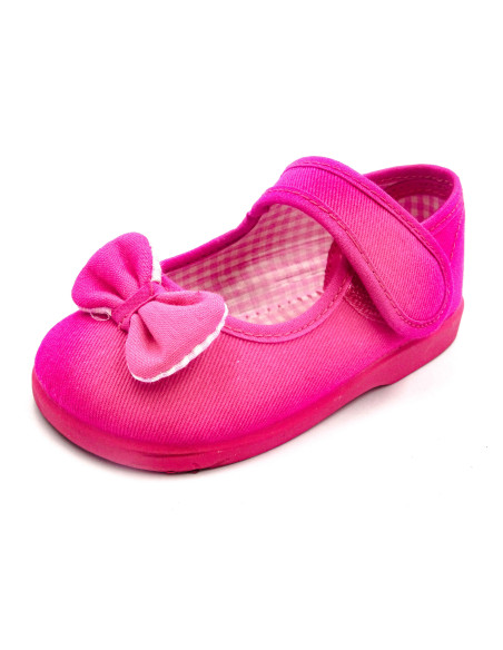 mercedita de nina con lazo zapatero y suela de goma