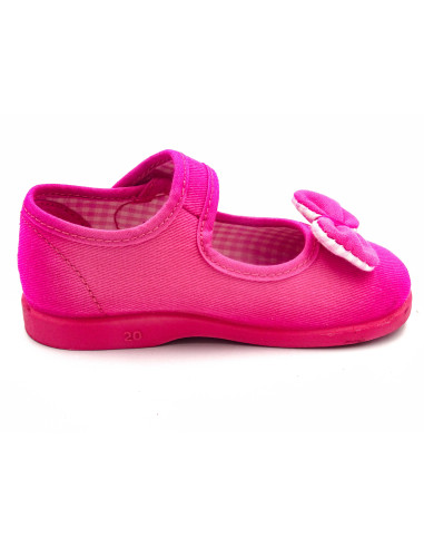 mercedita de nina con lazo zapatero y suela de goma