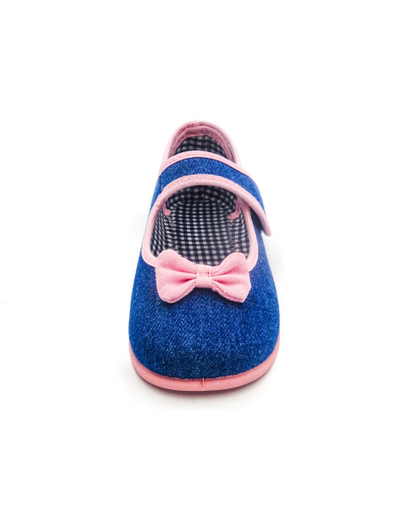 mercedita de nina con lazo zapatero y suela de goma