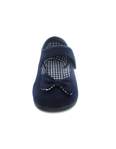 mercedita de nina con lazo zapatero y suela de goma