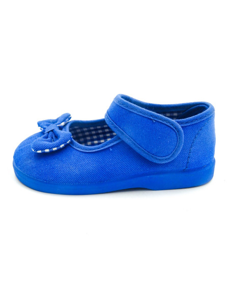mercedita de nina con lazo zapatero y suela de goma