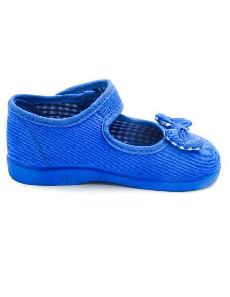 mercedita de nina con lazo zapatero y suela de goma