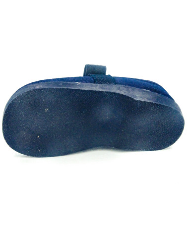 manoletina de tela con lazo elastico en el empeine