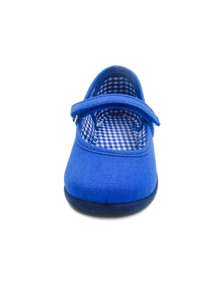 mercedita clasica para nina de lona con suela de caucho