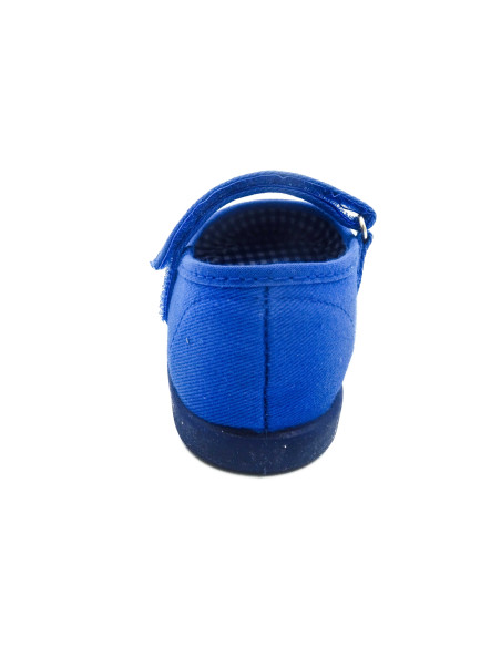 mercedita clasica para nina de lona con suela de caucho