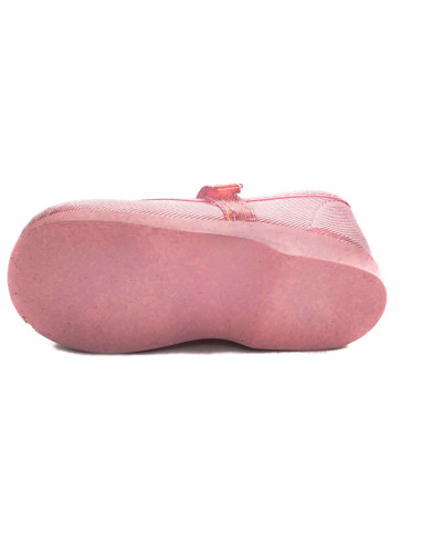 mercedita clasica para nina de lona con suela de caucho