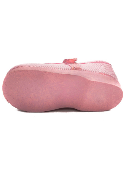 mercedita clasica para nina de lona con suela de caucho