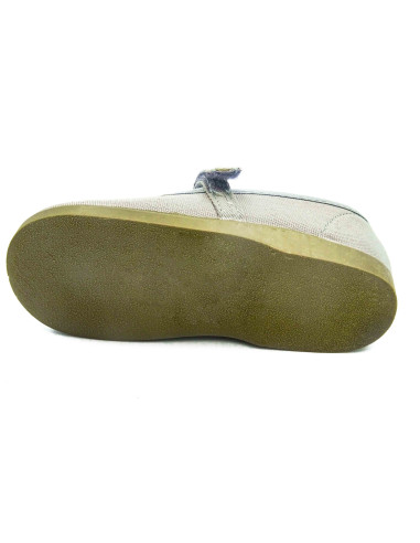 mercedita clasica para nina de lona con suela de caucho