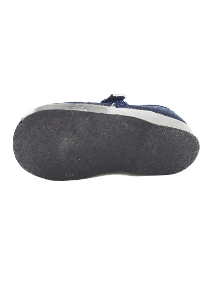 mercedita clasica para nina de lona con suela de caucho