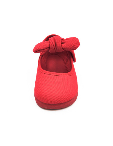 mercedita de tela para nina con un lazo de lona