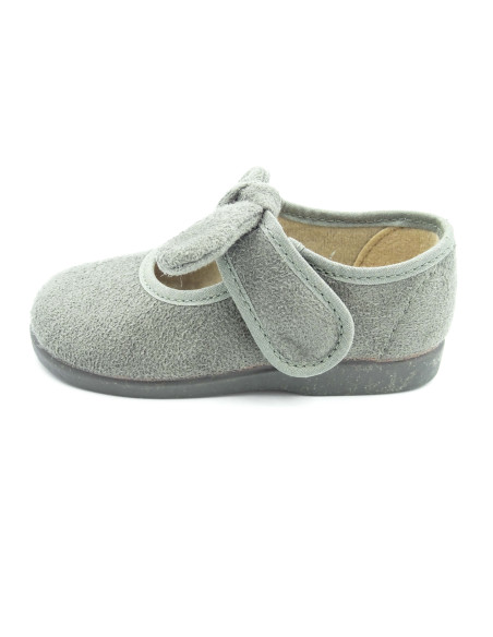 mercedita con lazo y con suela de goma para nina