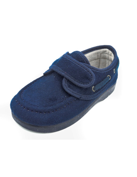 nautico de serratex con suela de goma para nino