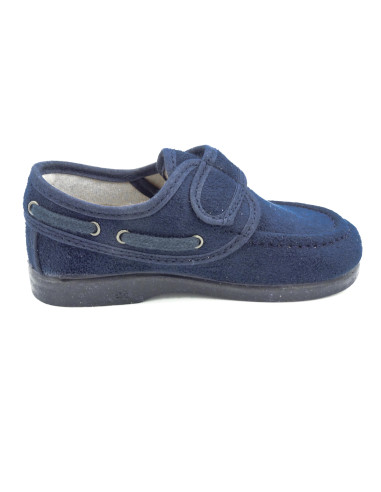 nautico de serratex con suela de goma para nino