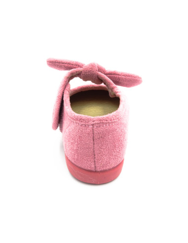 mercedita para nina con lazo en la correa y suela de goma