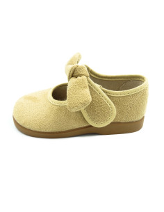 mercedita para nina con lazo en la correa y suela de goma 2