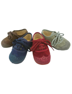 blucher de serratex con pala vega y suela de goma para nino