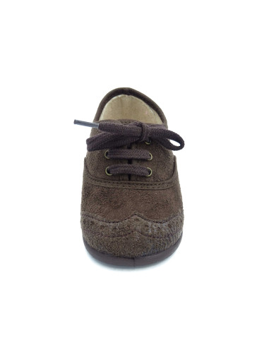 blucher de serratex con pala vega y suela de goma para nino