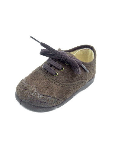 blucher de serratex con pala vega y suela de goma para nino