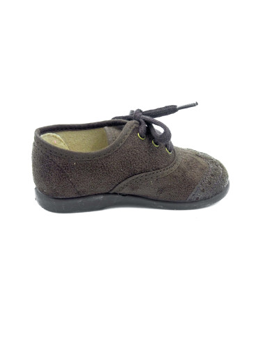 blucher de serratex con pala vega y suela de goma para nino