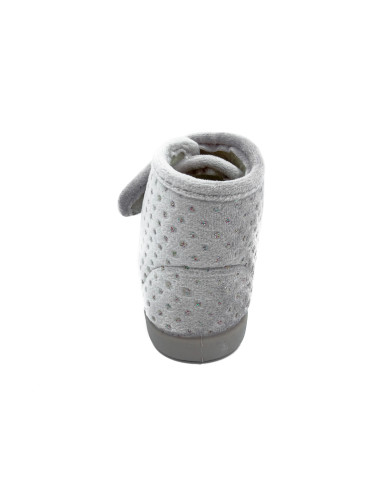 zapatilla de casa con puntitos brillantes para nina