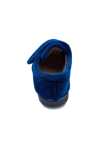 zapatilla de casa para nino con dibujo super heroe y suela de caucho