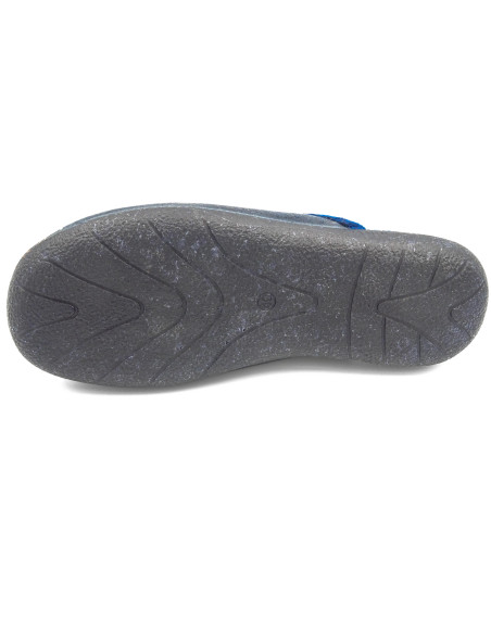 60 11 zapatilla de casa para caballero con suela de caucho