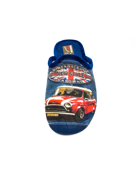 60 01 zapatilla de caballero con suela de caucho