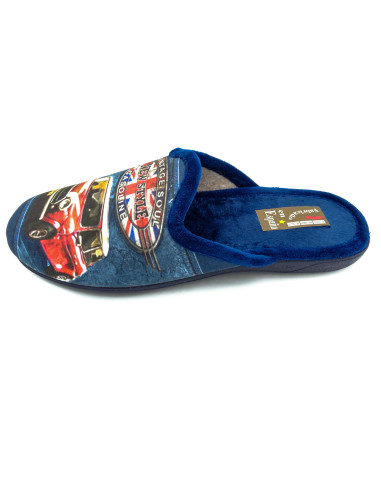 60 01 zapatilla de caballero con suela de caucho