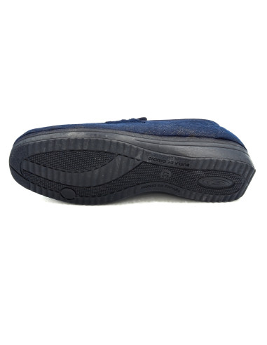 zapatilla de casa para senora con suela de goma