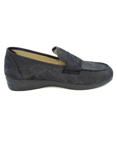 zapatilla de casa para senora con suela de goma