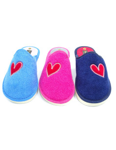 zapatilla de casa de toalla de senora