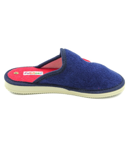 zapatilla de casa de toalla de senora