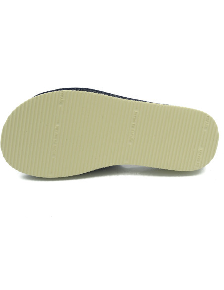 zapatilla de casa para mujer de toalla con suela microporosa