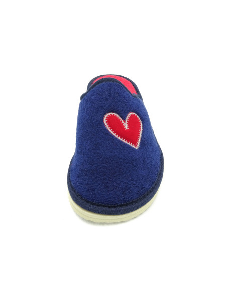 zapatilla de casa para mujer de toalla