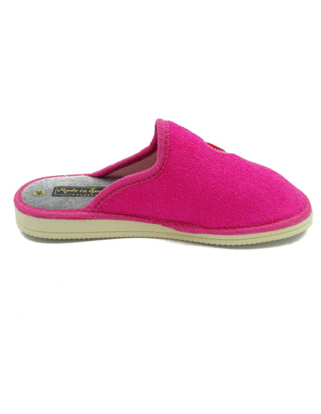 zapatilla de casa para mujer de toalla
