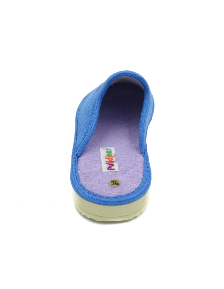 zapatilla de casa para mujer de toalla
