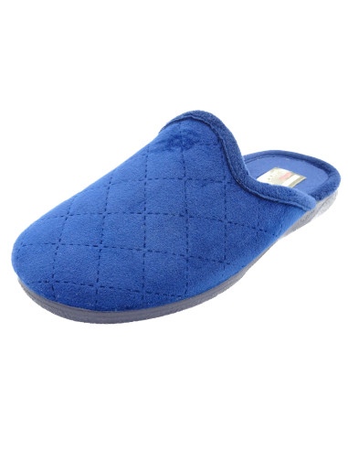 zapatilla de casa guateada para mujer con suela antideslizante