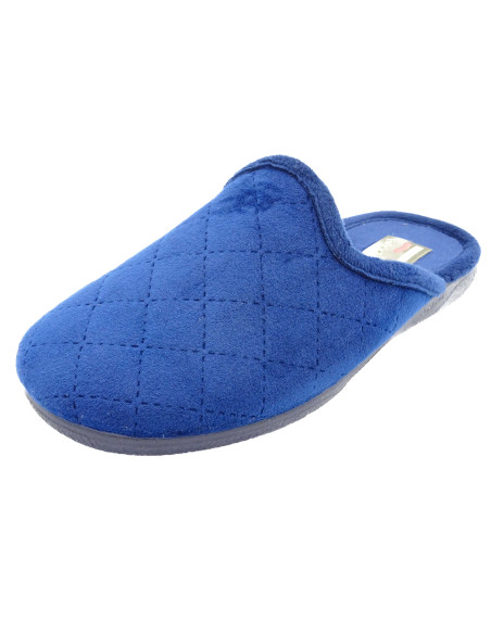 zapatilla de casa guateada para mujer con suela antideslizante