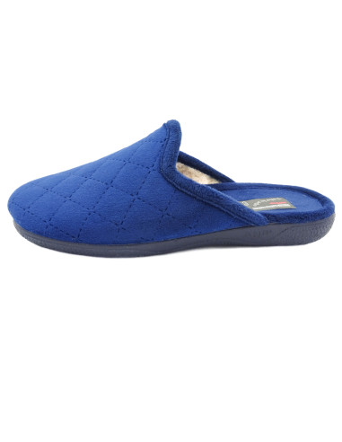 zapatilla de casa guateada para mujer con suela antideslizante