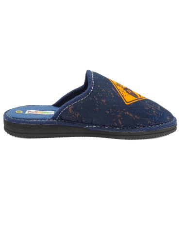 zapatilla de casa para chico con dibujo de mando
