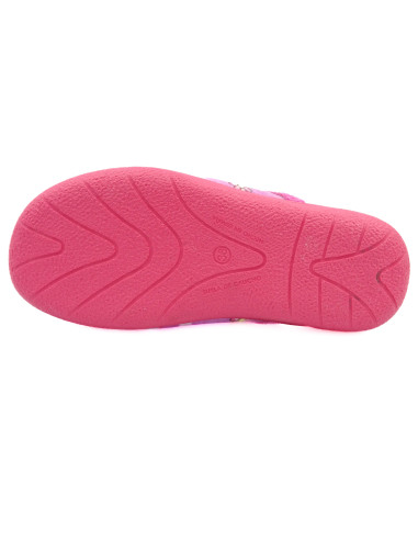zapatilla de casa para chica de unicornio con suela de caucho
