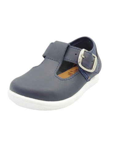 Pepito para nino de piel con hebilla